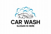 Car Wash Logo Designs Graphic by fat_69 · Creative Fabrica