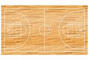 Basketball Court with Wooden Parquet Graphic by RNko · Creative Fabrica