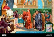 Dante Alighieri prima che Papa Bonifacio VIII come un ambasciatore ...