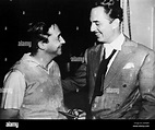 THE HEAVENLY BODY, from left: Mervyn LeRoy visiting William Powell on ...