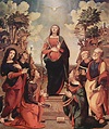 Großbild: Piero di Cosimo: Unbefleckte Empfängnis, Szene: Maria und ...