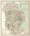 Lincolnshire - Antique Print Map Room