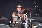 Drummer Sammi Niss of Real Estate performs onstage during day 3 of ...