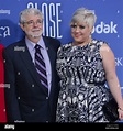 Director George Lucas and his daughter Katie Lucas arrive for the Women In Film Crystal + Lucy ...