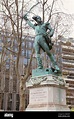 Le commandant militaire français Michel Ney . Statue du Maréchal Ney à ...
