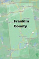 Franklin County on the map of New York 2024. Cities, roads, borders and ...