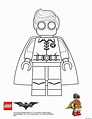 Robin Lego Batman Movie Coloring page Printable