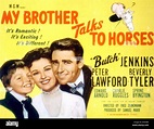 MY BROTHER TALKS TO HORSES, Butch Jenkins, Beverly Tyler, Peter Lawford ...
