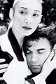 periodicult90s: David Byrne and Adelle Lutz photographed by Bob Frame for Harper’s Bazaar ...
