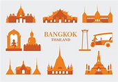 Bangkok Vector Icons 126444 Vector Art at Vecteezy