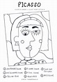 Pin by Stefania on Bambini | Picasso art, Picasso coloring, Picasso kids