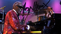 Ray Charles during one of his performances at the 1991 edition of the ...