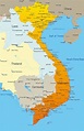 Cities map of Vietnam - OrangeSmile.com
