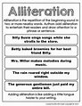 Alliteration Anchor Chart | English writing skills, Teaching writing ...