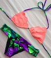 Floral Coral Seashells Bikini Set by margaritaswimwear | Bikinis ...