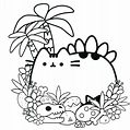 Dibujos de Lindo Pusheen para Colorear, Pintar e Imprimir ...