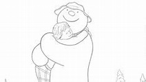 By Raymond Briggs The Snowman Coloring Page Sketch Coloring Page