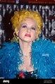 Cyndi Lauper at the Brit Awards in London 1995 Stock Photo - Alamy