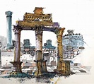 Sketch in Pompeii | Italy sketches, Urban sketching, Travel drawing