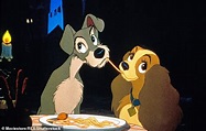 Lady and the Tramp's spaghetti moment is voted the nation's favourite ...