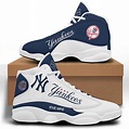 New York Yankees Sneaker New York Yankees MLB Air Jordan 13 | Etsy
