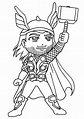 Dibujos de Thor para colorear, descargar e imprimir | Colorear imágenes