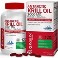 Bronson Extra Strength Antarctic Krill Oil 2000 mg with Omega-3s EPA ...