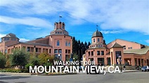 Exploring Downtown Mountain View, California USA Walking Tour # ...