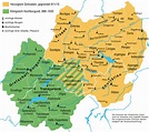 Duchy of Swabia | Schwaben, Landkarte deutschland, Straßburg