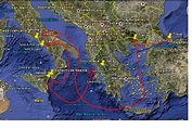 Almacén de clásicas: MAPA DE LOS VIAJES DE ULISES