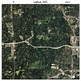 Aerial Photography Map of Ladue, MO Missouri