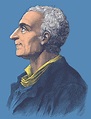 Montesquieu Portrait in Line Art Illustration, Vector Editorial Stock ...