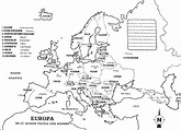 11 Mapas da Europa para Colorir e Imprimir - Online Cursos Gratuitos