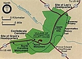 Appomattox Courthouse - Map Locator