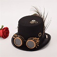 LLMZ5-HE000 (5) | Sombrero de copa steampunk, Sombrero de copa, Fedora