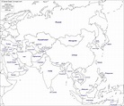 Información e imágenes con Mapas de Asia Político, Físico y para Colorear