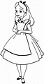 Desenhos de Alice no País das Maravilhas para colorir - Pop Lembrancinhas