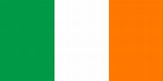 The official flag of the Ireland