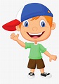 Child Clip Art - Cute Little Boy Clipart, HD Png Download - kindpng