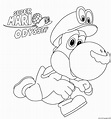 Mario Coloring Pages Super Mario Odyssey Yoshi Nintendo Coloring Pages ...