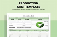 Production Cost Template in Excel, Google Sheets - Download | Template.net