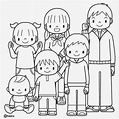 Dibujos para colorear. Maestra de Infantil y Primaria.: La familia ...