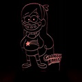 Abajur Luminária Mabel Gravity Falls Presente - Tecnotronics ...