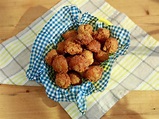 Easy Hush Puppies with a Hot Honey Dipping Sauce (Smokin' Hot Flavors ...