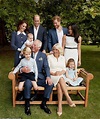 Prince Louis can be seen laying an inquisitive hand on his grandfather ...