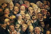 Meeting of thirty-five heads of expression - Honore Daumier - WikiArt ...