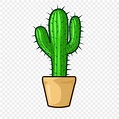 Cactus De Dibujos Animados Planta En Maceta Planta Cactus PNG ,dibujos ...