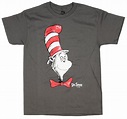 Dr. Seuss - Dr. Seuss Boys' Youth The Cat in the Hat Distressed ...