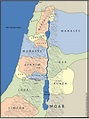 Mapa Politico De Israel En Español Canaan At Bible Timeline Bible ...