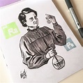 10+ Dibujo Marie Curie
